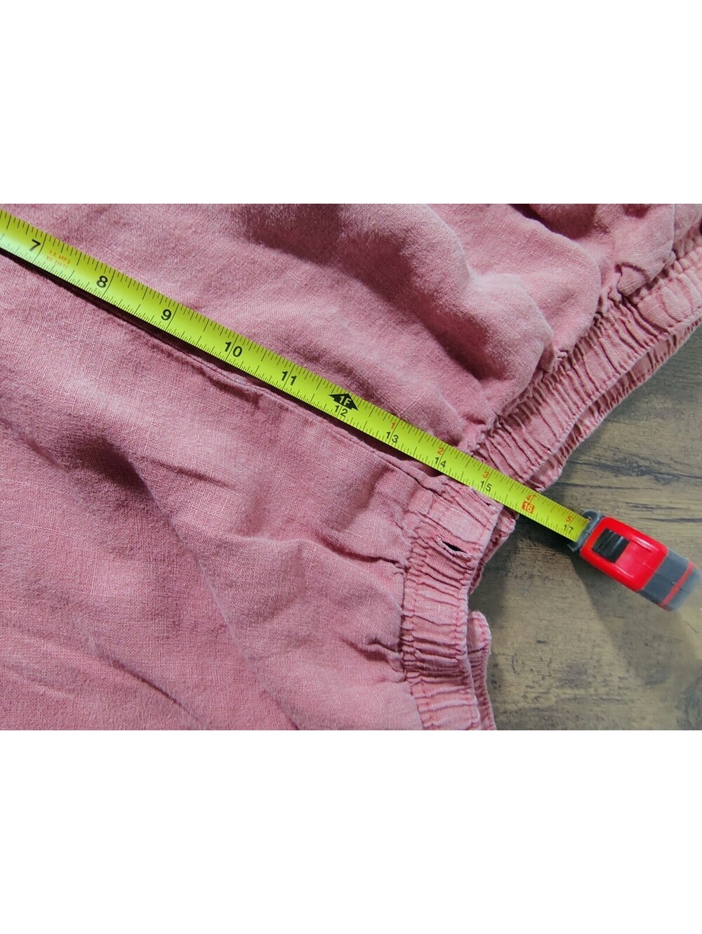 VTG Two Star Dog 100% Hemp Pants XL Terracotta Wide Leg Made USA Lagenlook TSD - Picture 8 of 9